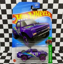*EXCLUSIVE* Hot Wheels 2024 Mainline HW Reverse Brake Purple 1987 Dodge D100