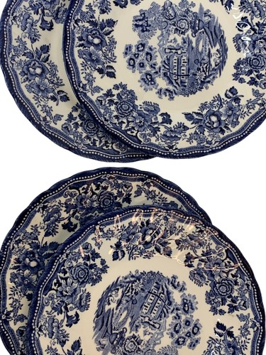 Royal Wessex Churchill Chelsea 8" Ceramic Plates Set Of 4 England P10127 - Picture 4 of 8