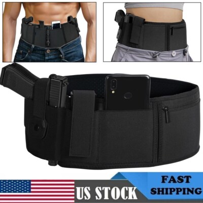Belly Band Holster for Concealed Carry Waist Band Holster Belt Airsoft Holster