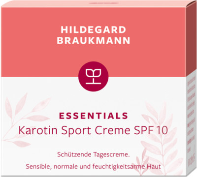 Hildegard Braukmann Essentials Karotin Sport Creme SPF 10,   50 ml