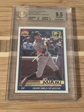 BGS 9.5!!! Giancarlo Stanton 2016 Topps Archives Operation Desert Shield