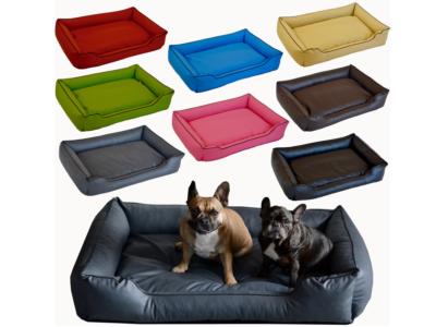 Hundebett Visco Orthopdisch Hundesofa Hundeliege Kunstleder Robust  Hundekissen | eBay.de