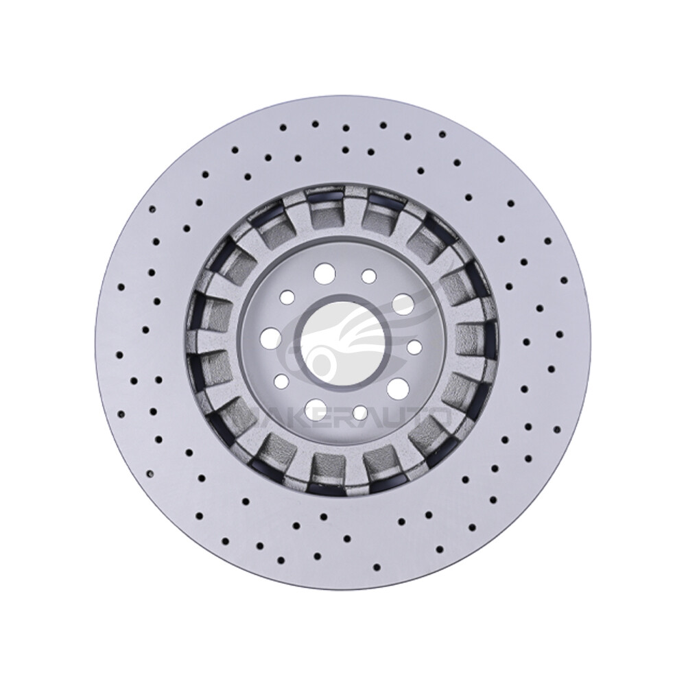 2Pcs For Maserati Levante S Front Brake Disc Dimpled Rotors 2017-2022 New