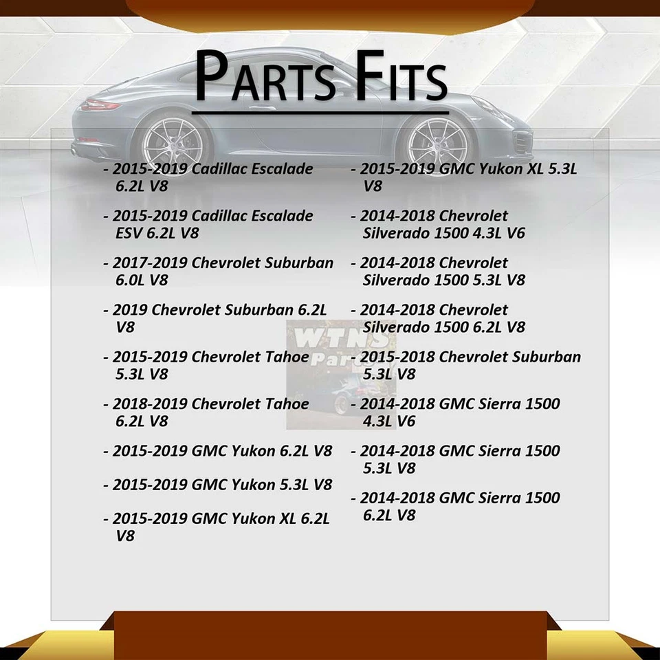 Концы переднего внутреннего внешнего анкерного стержня для GMC Sierra 1500 2014-2018 4 шт. - Изображение 2 из 4