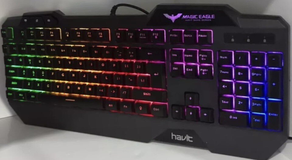 Havit Magic Eagle HV-KB392L Multi Function Backlit Keyboard Gaming