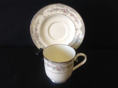 Noritake Shenandoah 9729 One (1) Footed Tea Cup & Saucer Set Mult. Avail. Japan