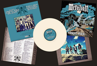 METALIAN - MIDNIGHT RIDER, 2019 EU BONE COLOURED vinyl LP, 100 COPIES! SEALED!
