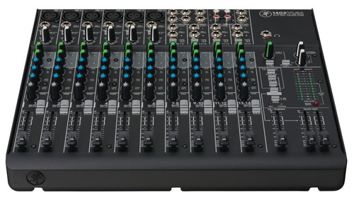 Mackie 1402VLZ4 14-Ch. Compact Analog Low-Noise Mixer w/ 6 ONYX Preamps+Stand - Picture 9 of 11