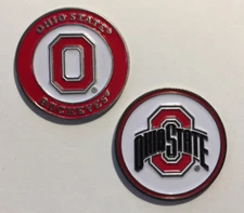 Ohio State Buckeye Golf Ball Marker   New
