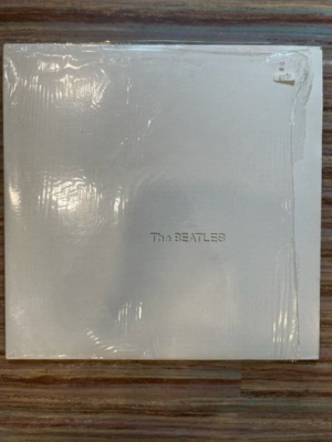 VERY RARE THE BEATLES WHITE ALBUM VINYL LP NOT EMBOSSED SHRINK