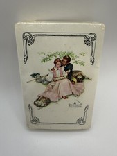 Vintage Norman Rockwell Trump Cards Courting Couple Made in USA Factory Sealed