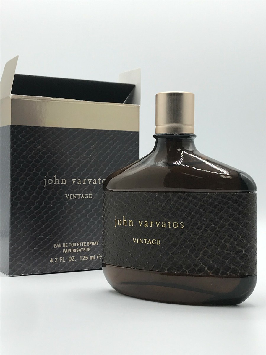 John Varvatos Vintage Men Cologne Spray 4.2 oz New In Box Top Cut