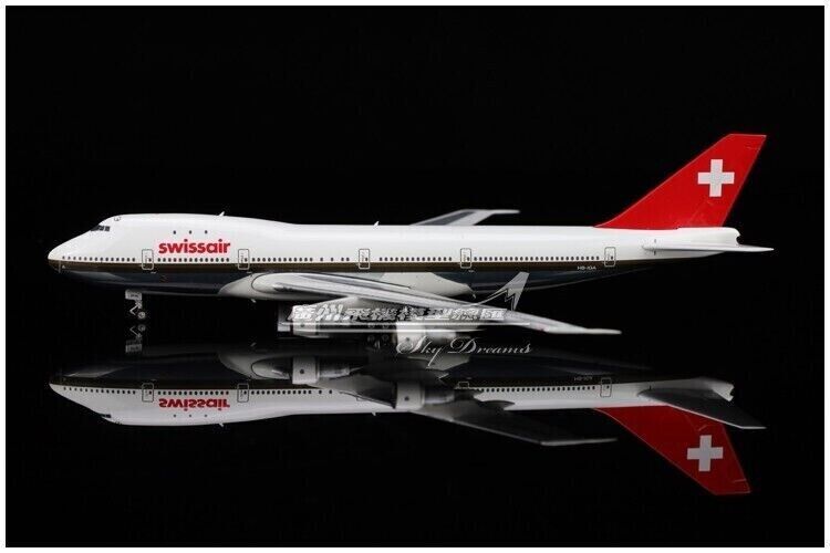 1:400 Phoenix Swissair BOEING 747-200 Passenger Airplane Diecast Aircraft Model