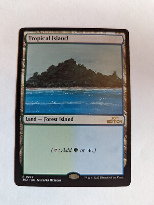 マジック：ザ・ギャザリング - 【MTG】Tropical 　旧枠30A 1x TROPICAL ISLAND 30th NM - 30th ANNIVERSARY EDITION DUAL