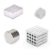 Neodym Supermagnet Scheibenmagnete Starke Magnete Ø2-Ø20 Kühlschrank Pinnwand
