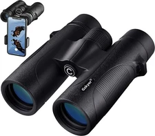 Gskyer Binoculars, 12x42 Binoculars for Adults and Kids, Binoculars for Hunting,