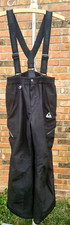 Gerry Youth Performance Snow Pants w/ Removable Suspenders Black Size L 14-16 