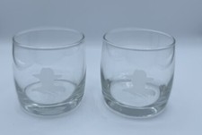 Set of 2 Don Julio Tequila Rocks Glasses w/ logo