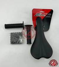 PACKAGE DEAL: BICYCLE SEAT GRIPS CHAIN BLACK BMX ROAD FIXIE MTB CYCLING BIKES.