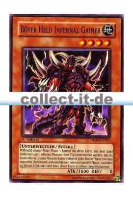 Yugioh DP06-DE007 Böser Held Infernal Gainer 1. Auflage