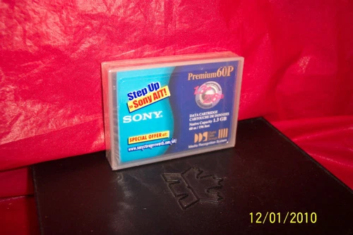 SONY PREMIUM 60P DATA CARTRIDGE 1.3GB 60m / 196 feet BRAND NEW FACTORY SEALED