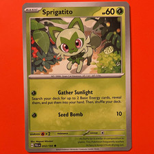 Pokemon TCG Sprigatito SV02 Paldea Evolved 012/193 Common Regular EN 60 HP