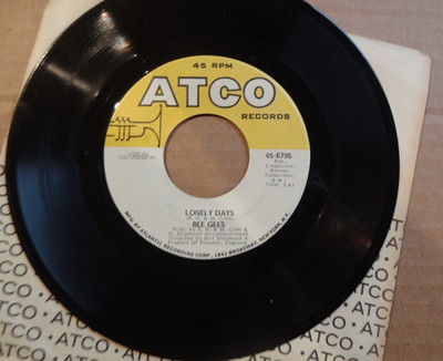 BEE GEES Lonely Days 45 RPM 1970 Pop Rock Original Press EX