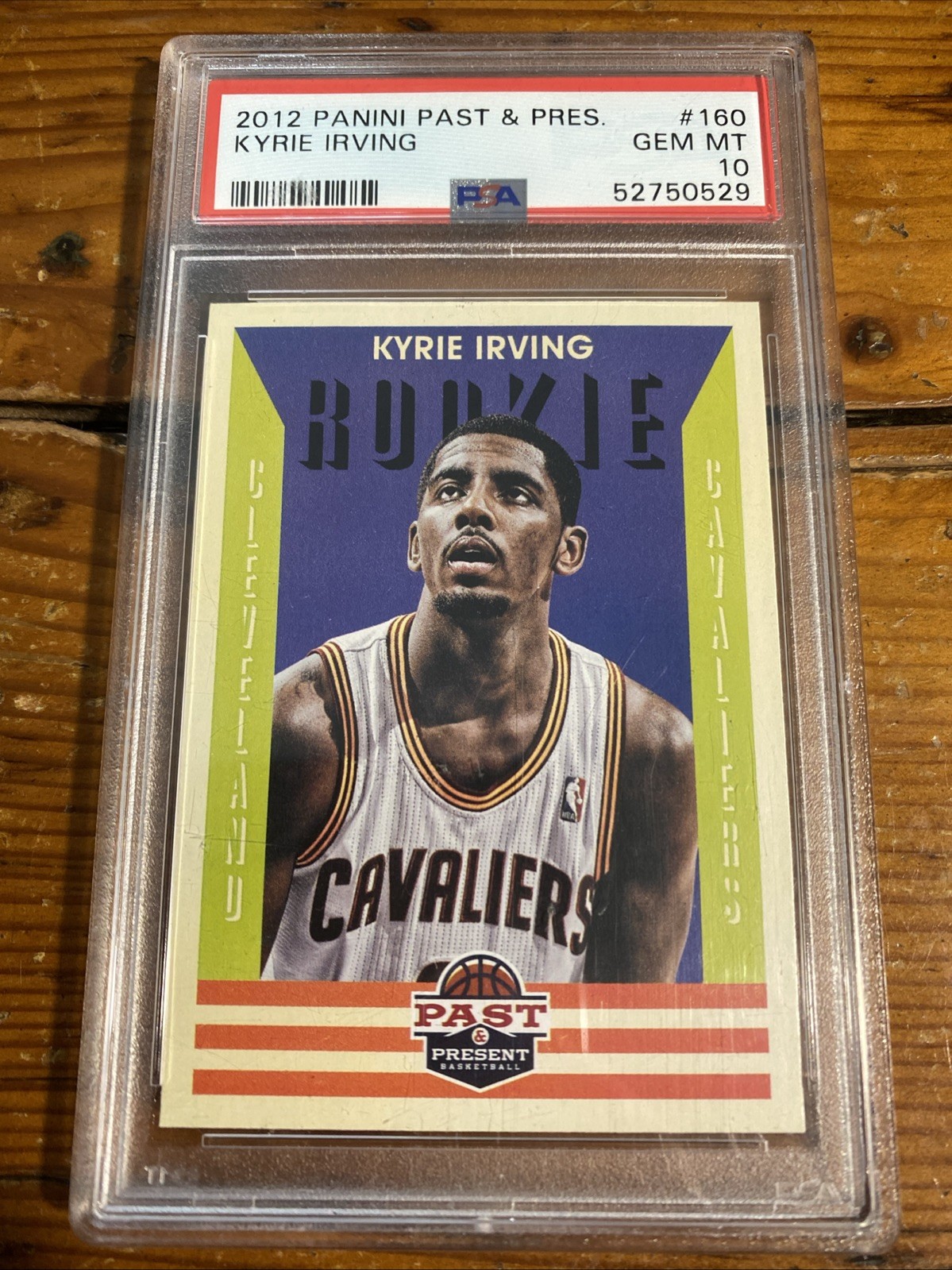 2012-13 Panini Past & Present #160 Kyrie Irving RC Rookie PSA 10 GEM MINT