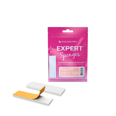 Spare files sponge for short file, DFEB-51-120, 20 pcs. Staleks Pro Expert Spong