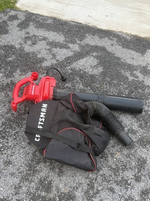 #ad #ad Craftsman Electric Leaf Blower Vacuum Mulcher Corded w Bag $69.99