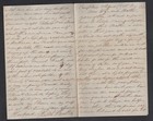 CIVIL WAR LETTER - 124th PA Infantry - Gen Hooker Review at Stafford, Virginia ! — photo 1