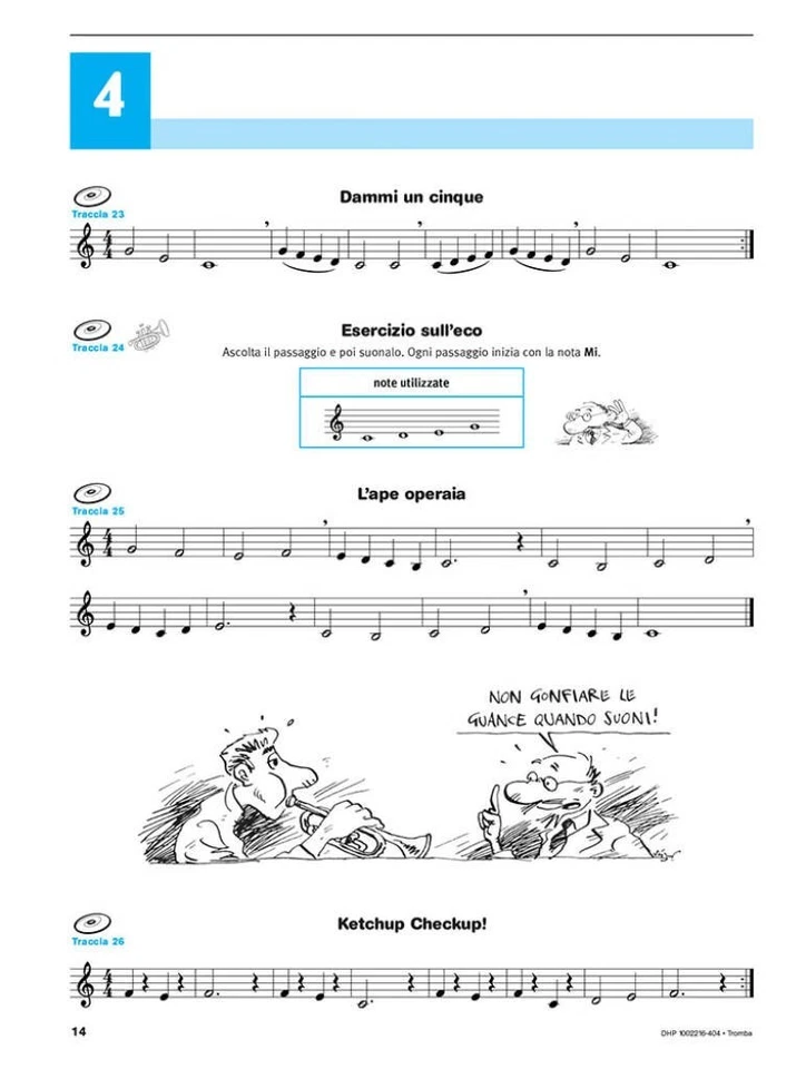 DE HASKE - ASCOLTA LEGGI E SUONA 1 METODO PER TROMBA + TRACCE AUDIO ON LINE - Immagine 3 di 3