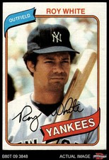 1980 Topps #648 Roy White Yankees 4 - VG/EX