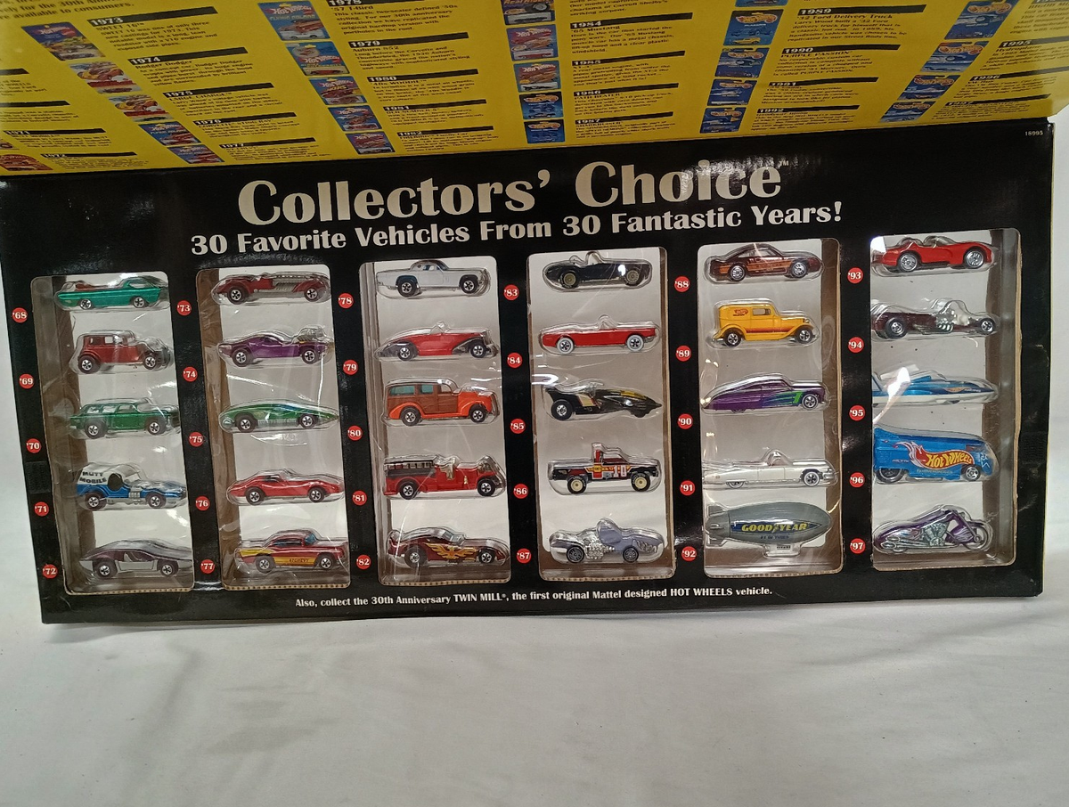 HOT WHEELS Collectors Choice 30th Anniversary Vtg. Diecast 30 Car