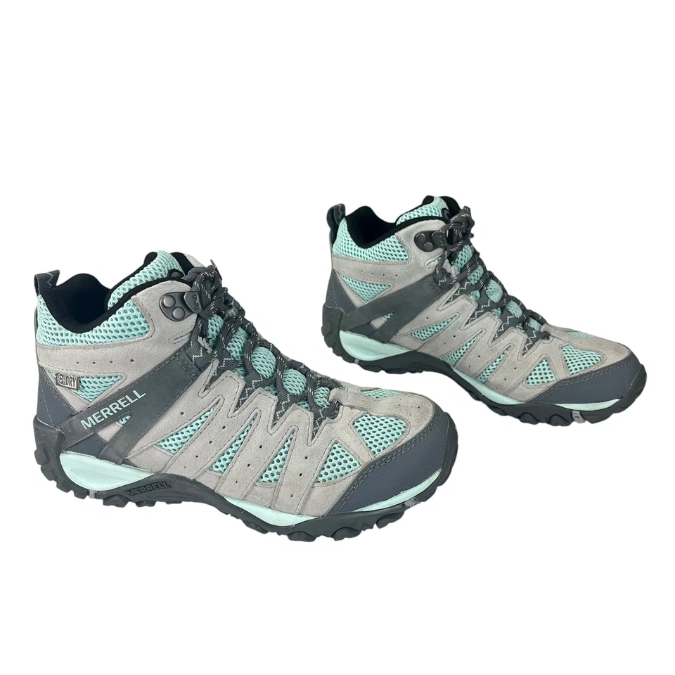 Merrell Accentor 2 Mid Ventilator J84906 Mujer 6 Botas de Senderismo Gris Verde Azulado Foto 2 de 4