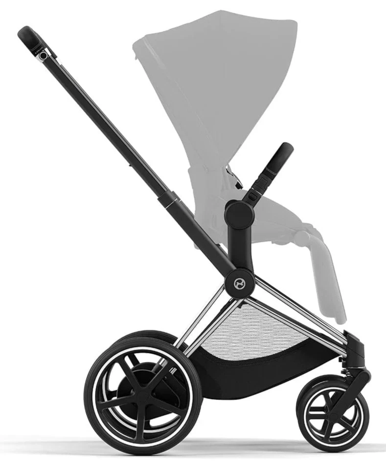 ⭐️ Cybex Platinum ePriam 4 E-Stroller Chrome Black Chassis & Seat Frame NEW - Image 3 of 4
