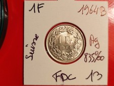 Suisse 1 Franc 1964 B
