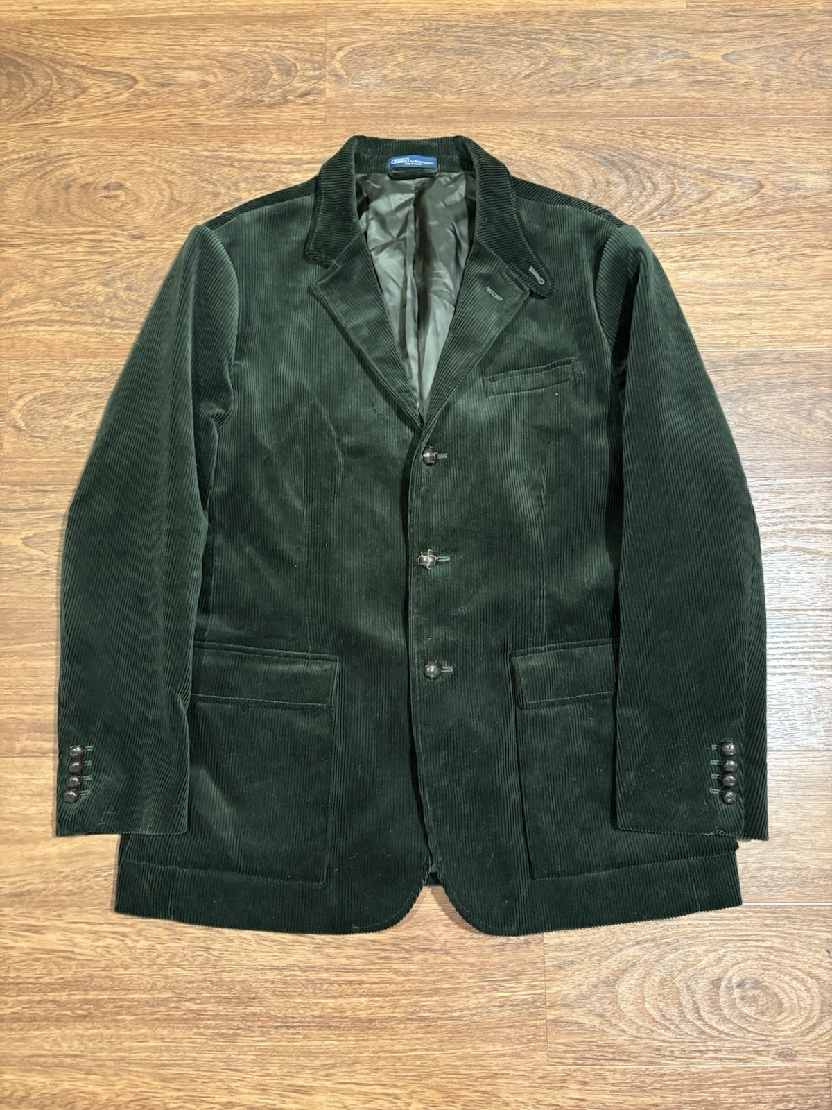 Men’s Vintage Polo Ralph Lauren Green Corduroy Blazer