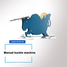 Pinza per borsa a pressione manuale morsetto per sacchetto del pane clip sigillante rilegatrice 1 rotolo fibbia