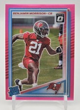 2025 Donruss- Benjamin Morrison #361 Pink Holo Rated Rookie Tampa Bay Buccaneers