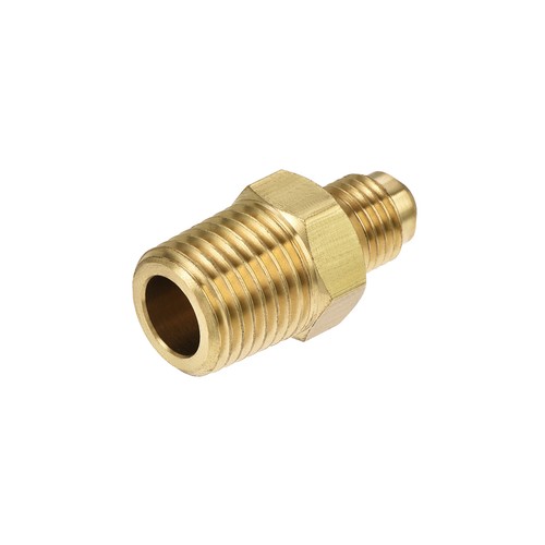Brass Pipe fitting 3/16 SAE Flare Male to 1/4NPT Male Thread Tube Adapter