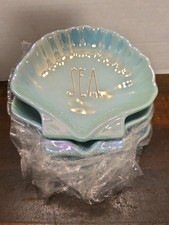 Rae Dunn SEA Clamshell Bowls Set of 4 Iridesc...
