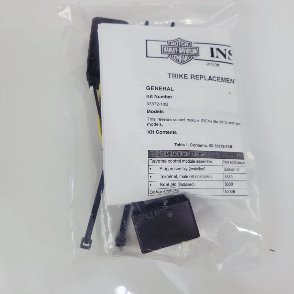 Harley-Davidson Triglide 2011 módulo de reversa FLHTCUTG 83872-10B Foto 3 de 4