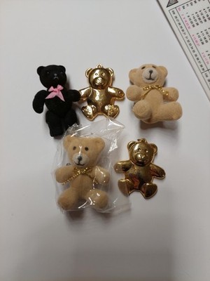 80er/90er Jahre Kleine Bären für Puppen Bär Bärchen Anstecker BEARS Vintage Alt