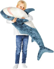 39.3-Inch Sharkplush Toy Giant Sharkstuffed Animal Soft Sharkpillow Cushion Shar