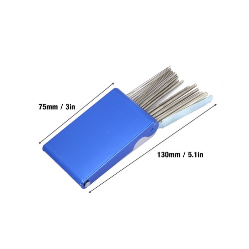 22Pcs Gas Welding Tip Nozzle Cleaner File Set For Soldering Welding - Bild 4 von 7