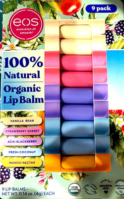 EOS Lip Balm Assorted Flavor 9 Counts