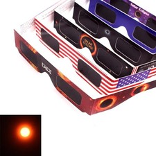 1-10 Solar Eclipse 2024 Glasses Aas Approved Iso 12312-2 2015 Safe Sun Viewing