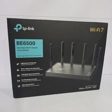 TP-Link Archer BE6500 Tri-Band WiFi 7 Router Open BOX tested MINT CONDITION