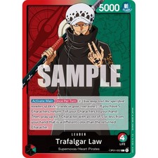 One Piece TCG - Leader Einzelkarte - OP01-002 Trafalgar Law L/EN/NM (Pre-Errata)
